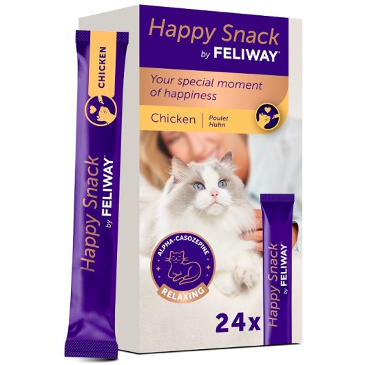 V FELIWAY HAPPY SNACK POLLO 24ST