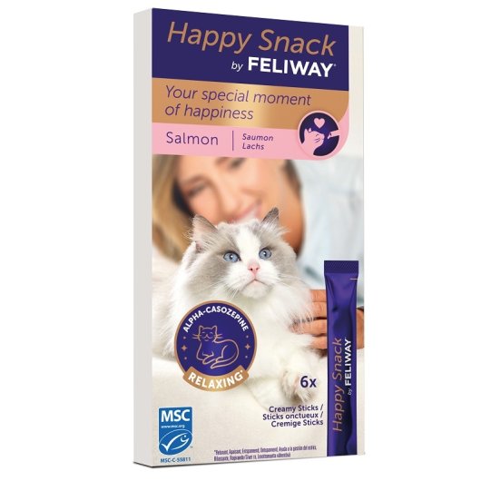 FELIWAY HAPPY SNACKS SALMON 6 FELIWAY HAPPY SNACKS SALMON 6