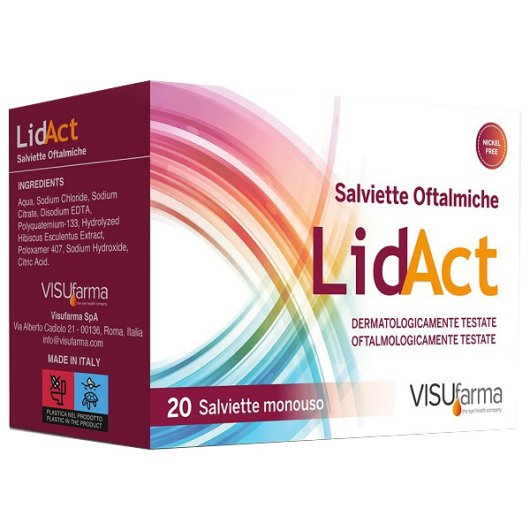 LIDACT SALVIETTE OFT MON 20PZ LIDACT SALVIETTE OFT MON 20PZ
