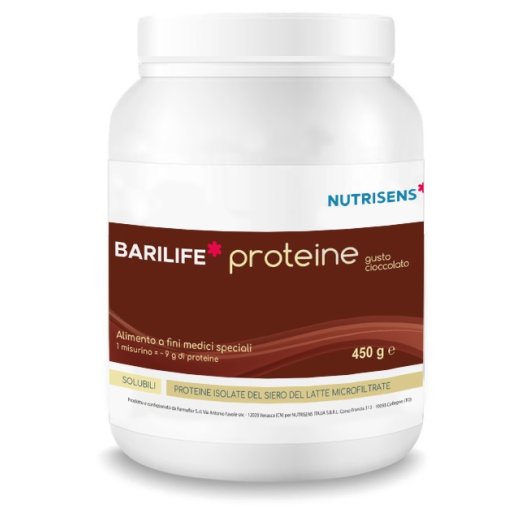 BARILIFE PROTEINE CIOCCO 450GR N BARILIFE PROTEINE CIOCCO 450GR N