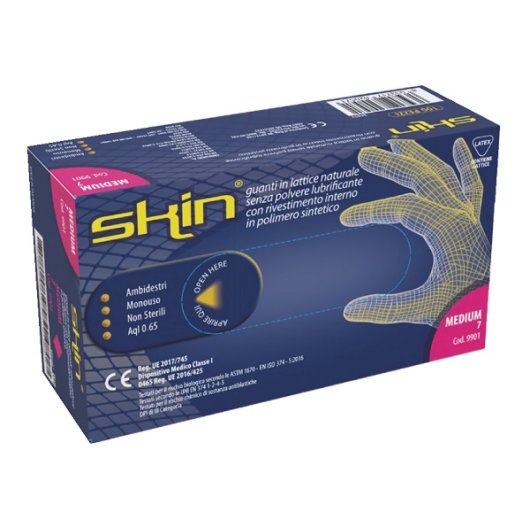 SKIN GUANTO N/STER S/POLV M