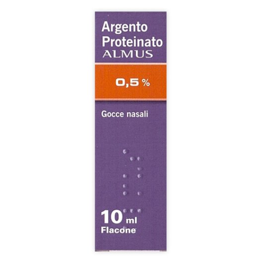 ARGENT P ALMUS*0,5% GTT 10ML