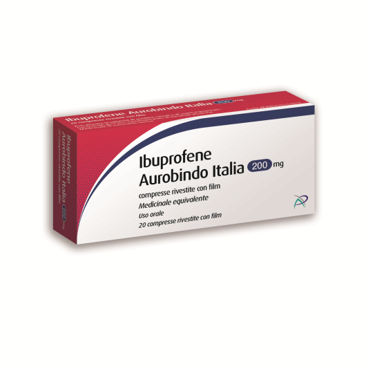 IBUPROFENE AURO*20CPR RIV 200MG