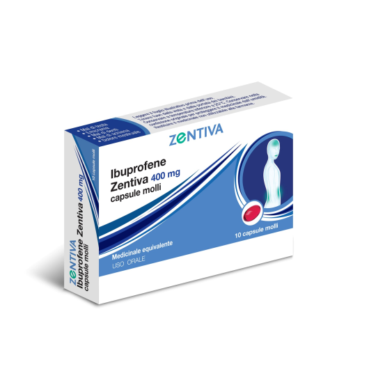 IBUPROFENE ZEN 10CPS MOL 400MG