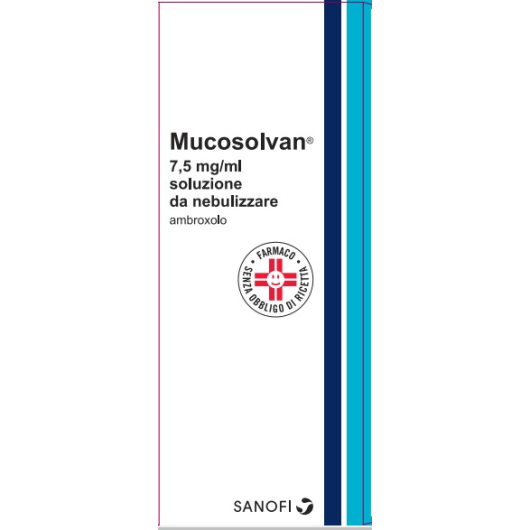 Mucosolvan - Opella - Flacone da 7,5MG/ML - Soluzione da nebulizzare per il trattamento delle turbe della secrezione nelle affezioni broncopolmonari acute e croniche