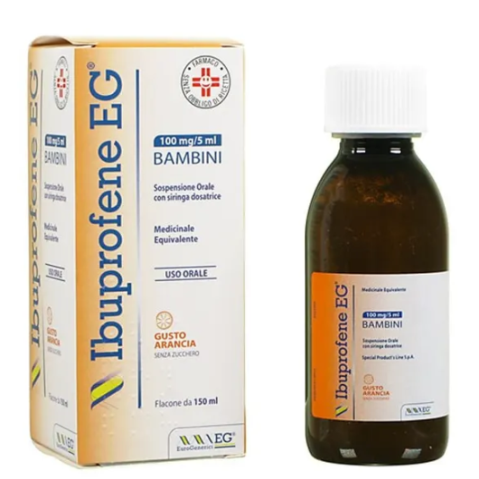 IBUPROFENE EG FL 150ML ARANCIA