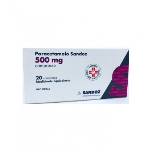 PARACETAMOLO SAND 20CPR 500MG