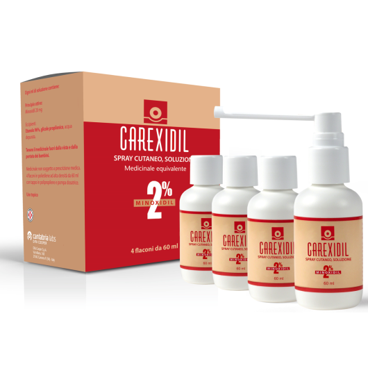 CAREXIDIL 4FL SOLUZCUT60ML2%