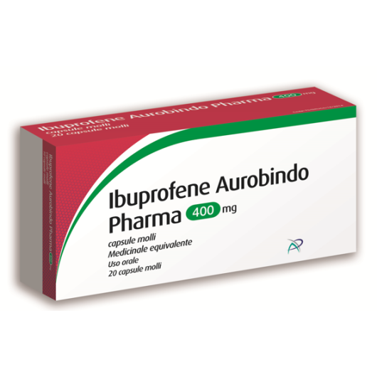 IBUPROFENE AUR 20CPSMOL400MG