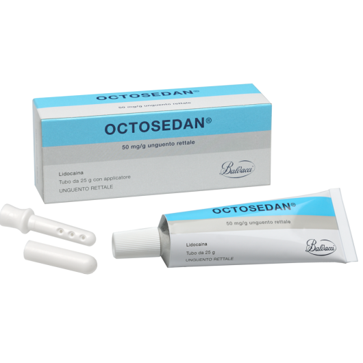 OCTOSEDAN UNG RETT 25G50MG/G