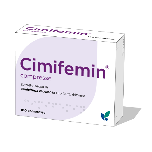 Cimifemin 2,5 mg 100 Compresse – Medicinale Vegetale contro i Disturbi della Menopausa a base di Cimicifuga Racemosa