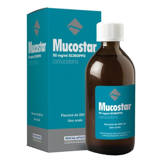 MUCOSTAR SCIR FL 200ML 50MG/ML