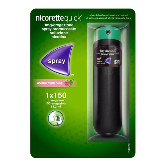 NICORETTE QUICK SPRAY BERRY 13ML