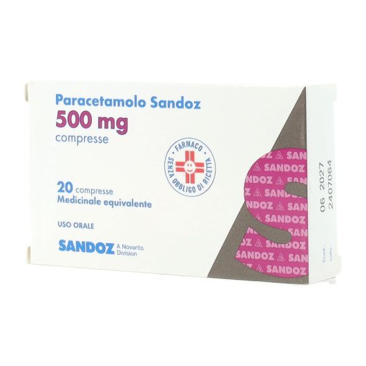 PARACETAMOLO SAND 20CPR 500MG
