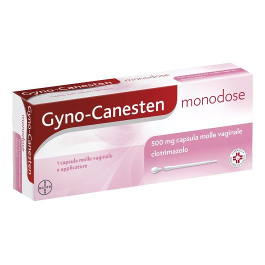 Gyno-Canesten - Capsula Monodose - Bayer - 1 capsula molle - Trattamento vaginale monodose che agisce contro infezioni fungine