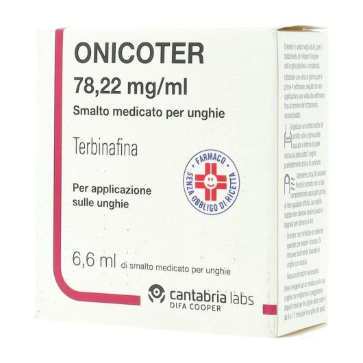 ONICOTER SMALTO MED 1FL6,6ML ONICOTER SMALTO MED 1FL6,6ML