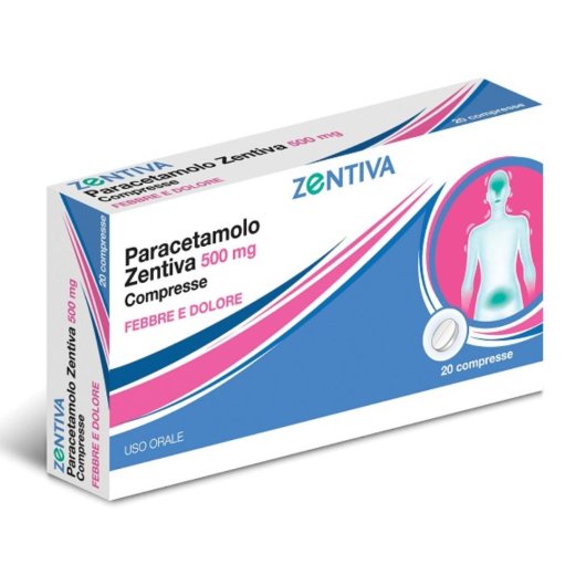 PARACETAMOLO ZEN*20CPR 500MG