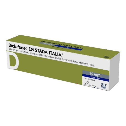 DICLOFENAC EG GEL 100G20MG/G