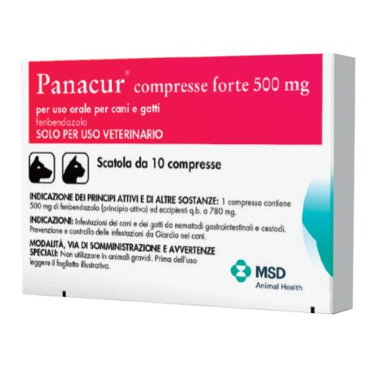 PANACUR FORTE 10CPR 500MG