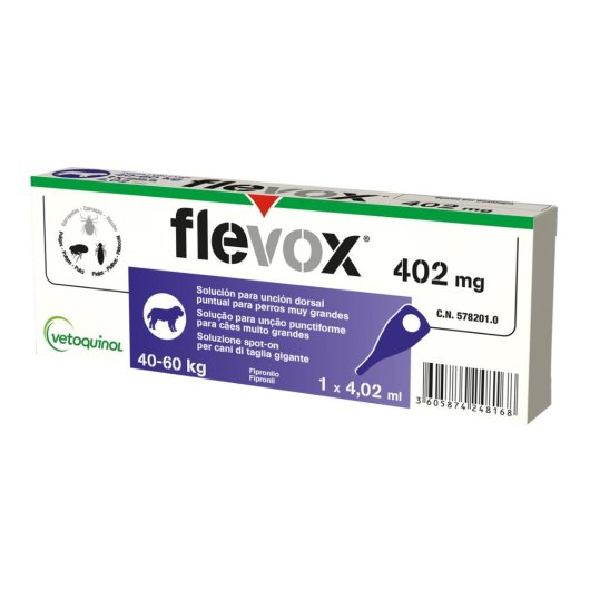 FLEVOX*SPOTON 1PIP 4,02ML CANI