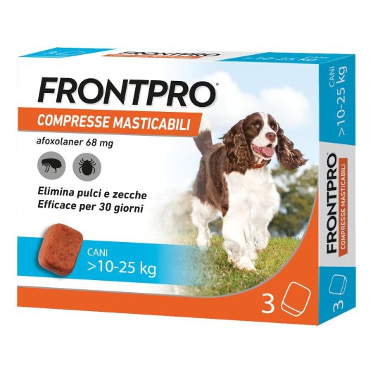 FRONTPRO*3CPR 10-25KG 68MG