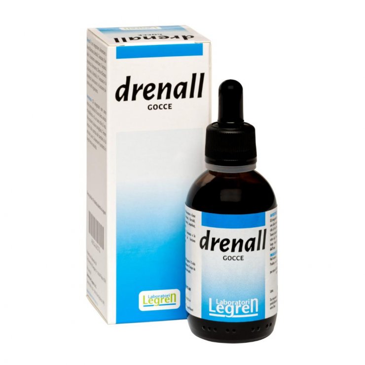 Drenall - Laboratori Legren - Flacone da 50ml - Integratore alimentare che favorisce la funzione depurativa dell`organismo