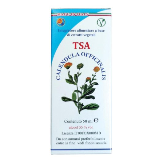 Tsa Calendula Officinalis - Herboplanet - Flacone da 50 ml - Integratore alimentare che favorisce il benessere della mucosa orofaringea