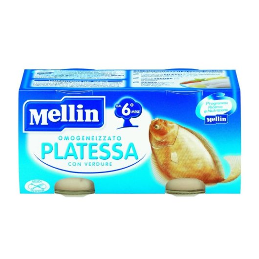 Mellin Omog Platessa 2x80g