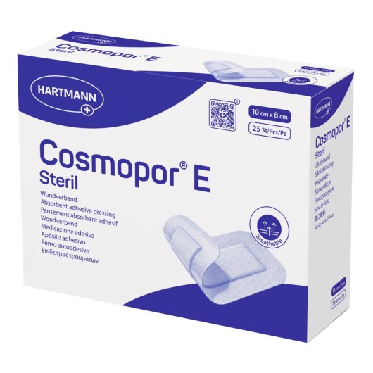 COSMOPOR CER E STERIL 10X8X25P