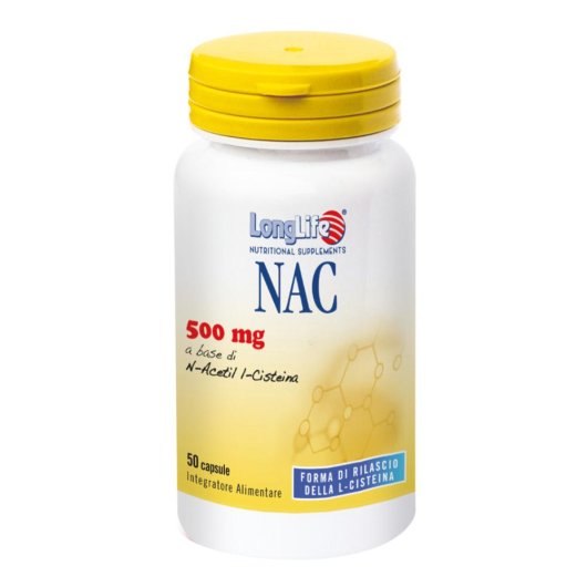 LONGLIFE NAC 500MG 50CPS