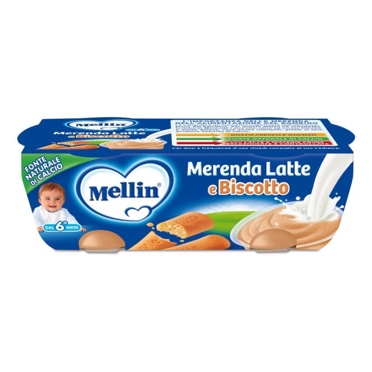 Mellin Mer Latte Bisc 2x130g