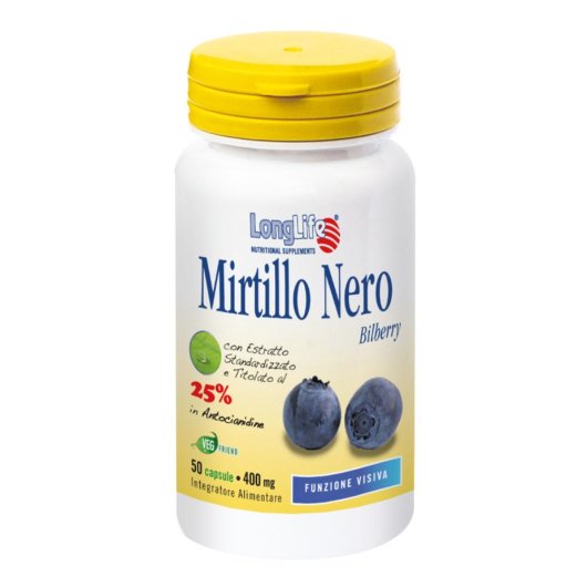 Longlife Mirtillo Nero 50cps