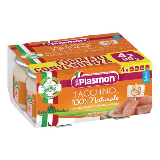 PLASMON OM TACCHINO 4X 80G