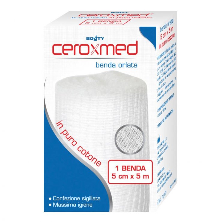 CEROXMED-BND ORL COT  5X 5