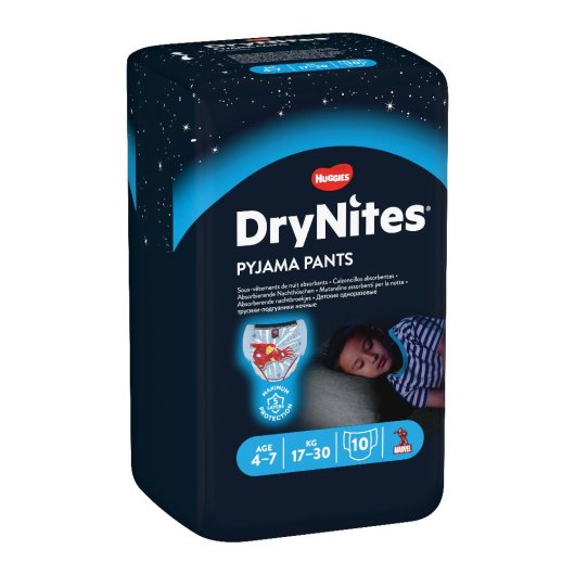 HUGGIES DRYNITES BOY4/7AN10P