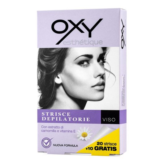 OXY STRISCE DEPIL VISO 20PZ