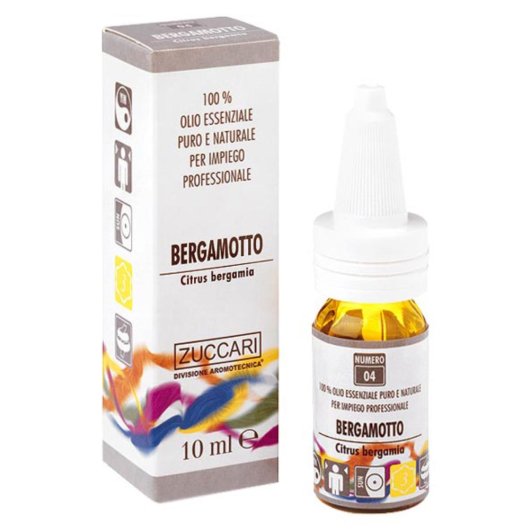 Bergamotto - Olio essenziale - Zuccari - Flacone da 10 ml - Olio essenziale al Bergamotto per il riequilibrio emozionale