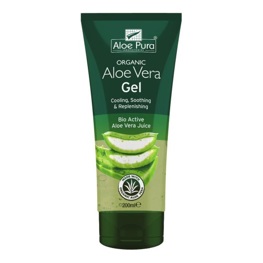 Aloe Vera - Gel - Optima Naturals - Flacone da 200 ml - Gel di aloe vera pura che idrata, ammorbidisce e ripara la pelle secca e danneggiata