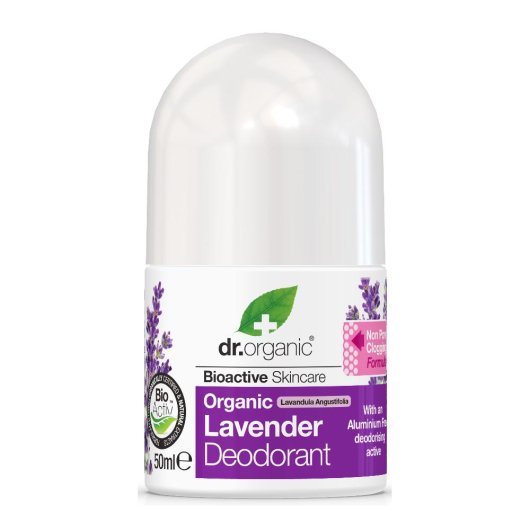 Dr Organic - Lavender Deodorant - Optima Naturals - Flacone da 50 ml - Deodorante liquido delicato e che neutralizza gli odori