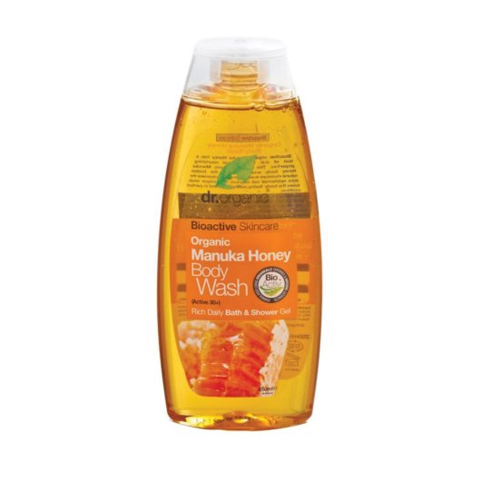 Dr Organic - Manuka Honey Body Wash - Optima Naturals - Flacone da 250 ml - Bagnoschiuma con Miele di Manuka