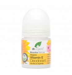 Dr Organic - Vitamin E Deodorant - Optima Naturals - Flacone da 50 ml - Deodorante idratante con Vitamina E 