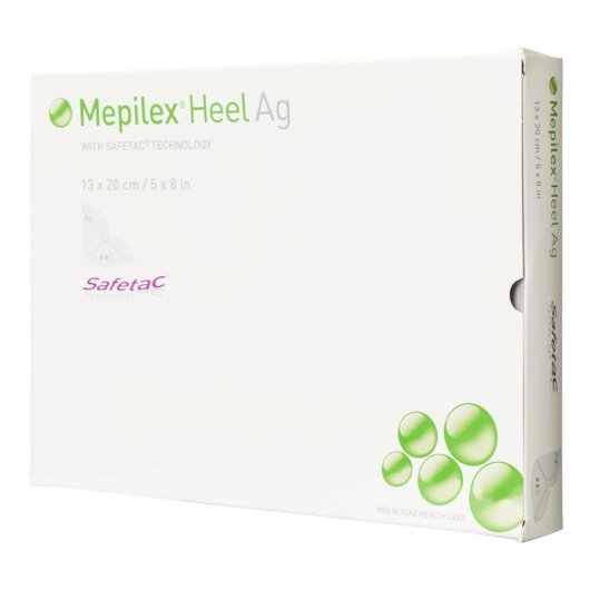 MEPILEX HEEL AG MED 13X20CM 5P