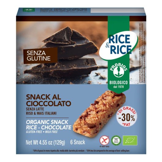 R&R SNACK RISO CIOCCOLATO6X21G