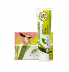 Dr Organic Tea Tree - Toothpaste - Optima Naturals - Tubetto da 100 ml - Dentifricio a base di Tea Tree Oil