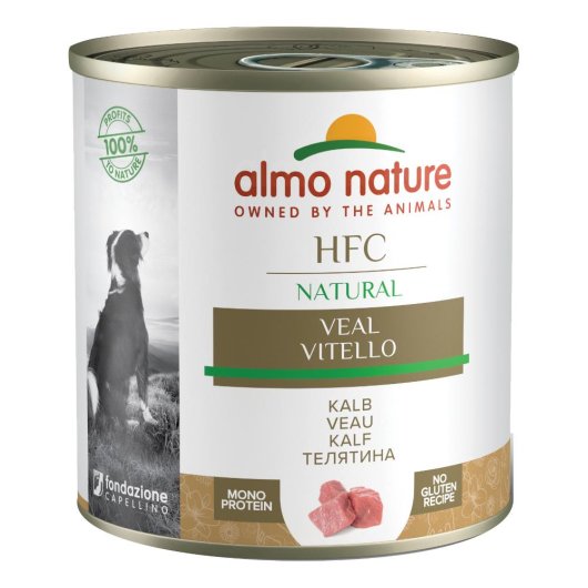 ALMO DOG NATURE 290 GR VITELLO ALMO DOG NATURE 290 GR VITELLO