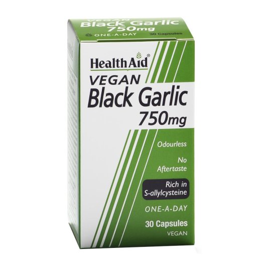 BLACK GARLIC 750MG 30CPS