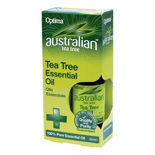 Australian Tea Tree Essential Oil - Optima Naturals - Flacone da 25 ml - Olio essenziale di Tea Tree 100% Puro