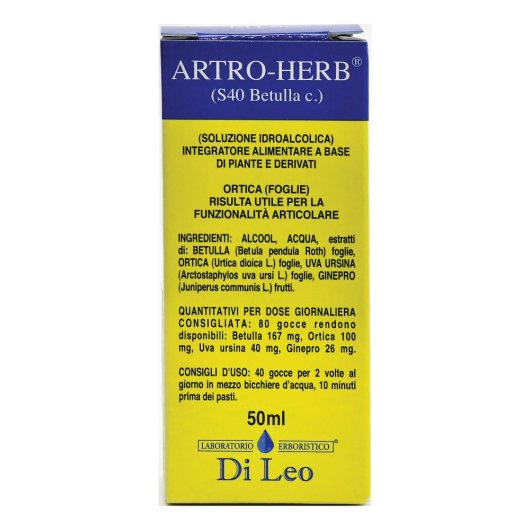 Artro Herb S 40 Betulla 50ml