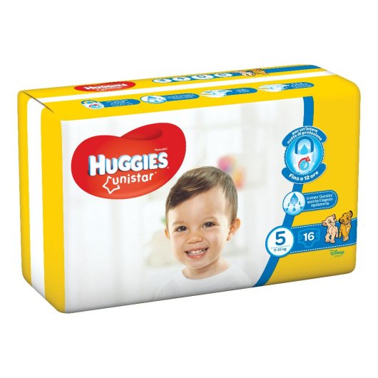 HUGGIES UNISTAR5 JUN 11/25KG 16P