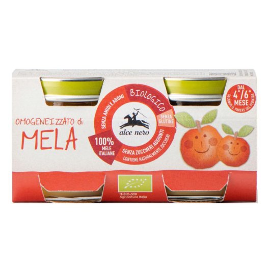 OMOGENEIZ MELA 2X80G ALCE